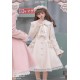 Mademoiselle Pearl Lace Figure Coat(Limited Quick Pre-Order/2 Colours/Full Payment Without Shipping)